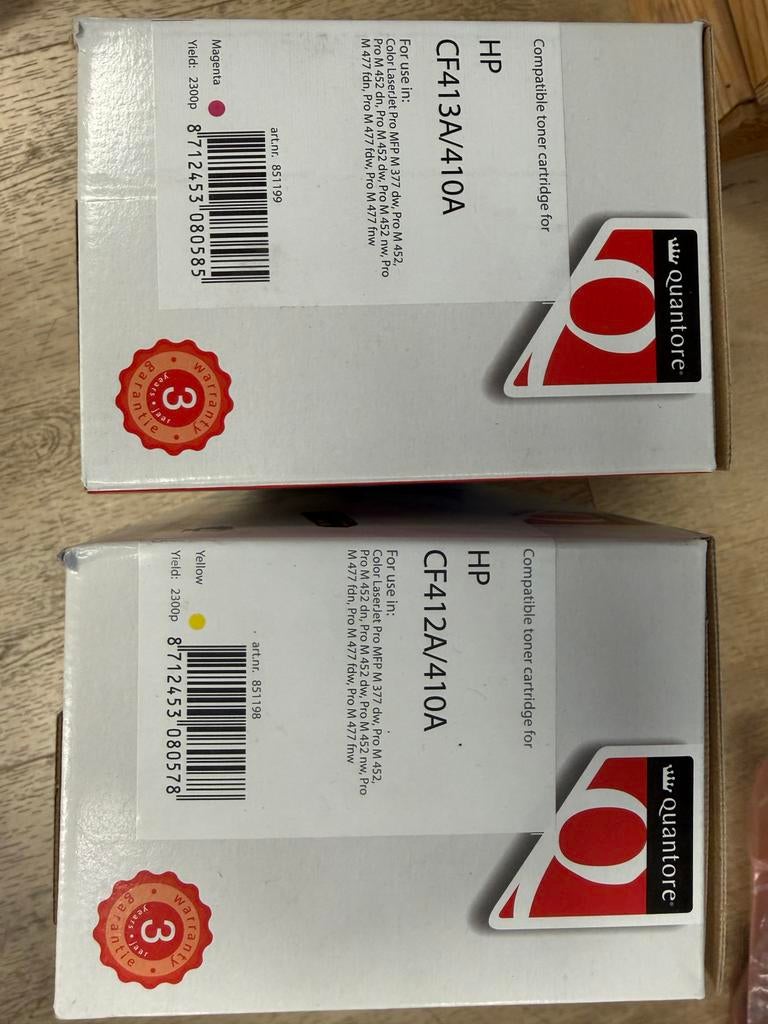 HP Toners voor HP M477fdw, Ophalen of Verzenden, Nieuw, Kleur printen, Laserprinter