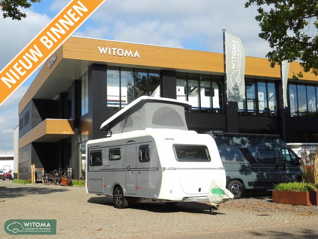 Eriba Feeling 425 Slaapdak 6 personen, Caravans en Kamperen, Standaardzit, Bedrijf, 4 tot 5 meter, Eriba
