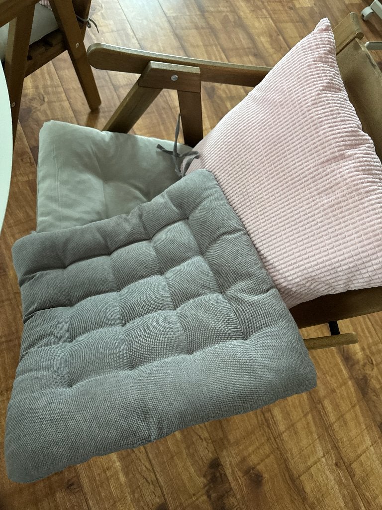 IKEA VIPPÄRT stoelkussen donkergrijs, Huis en Inrichting, Ophalen, IKEA, Vierkant, Zo goed als nieuw