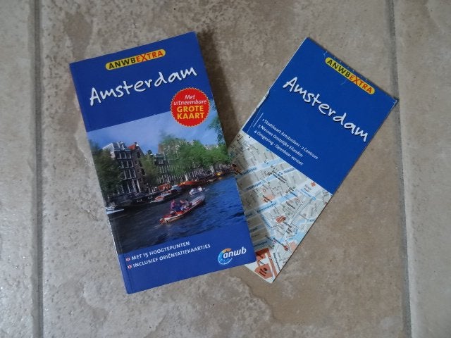 anwb extra reisgids Amsterdam / met de grote plattegrond, Boeken, Europa, Ophalen of Verzenden, Zo goed als nieuw, Reisgids of -boek