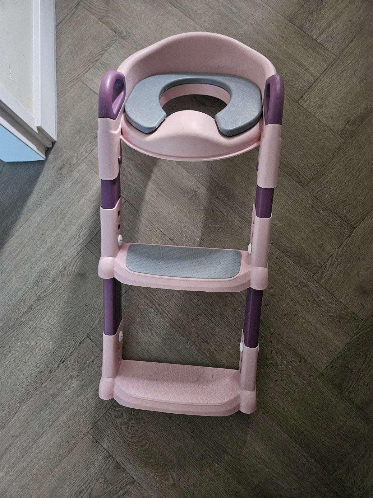 Kindertoiletbril met trap - ideaal voor zindelijkheidstrain, Ophalen, Zo goed als nieuw