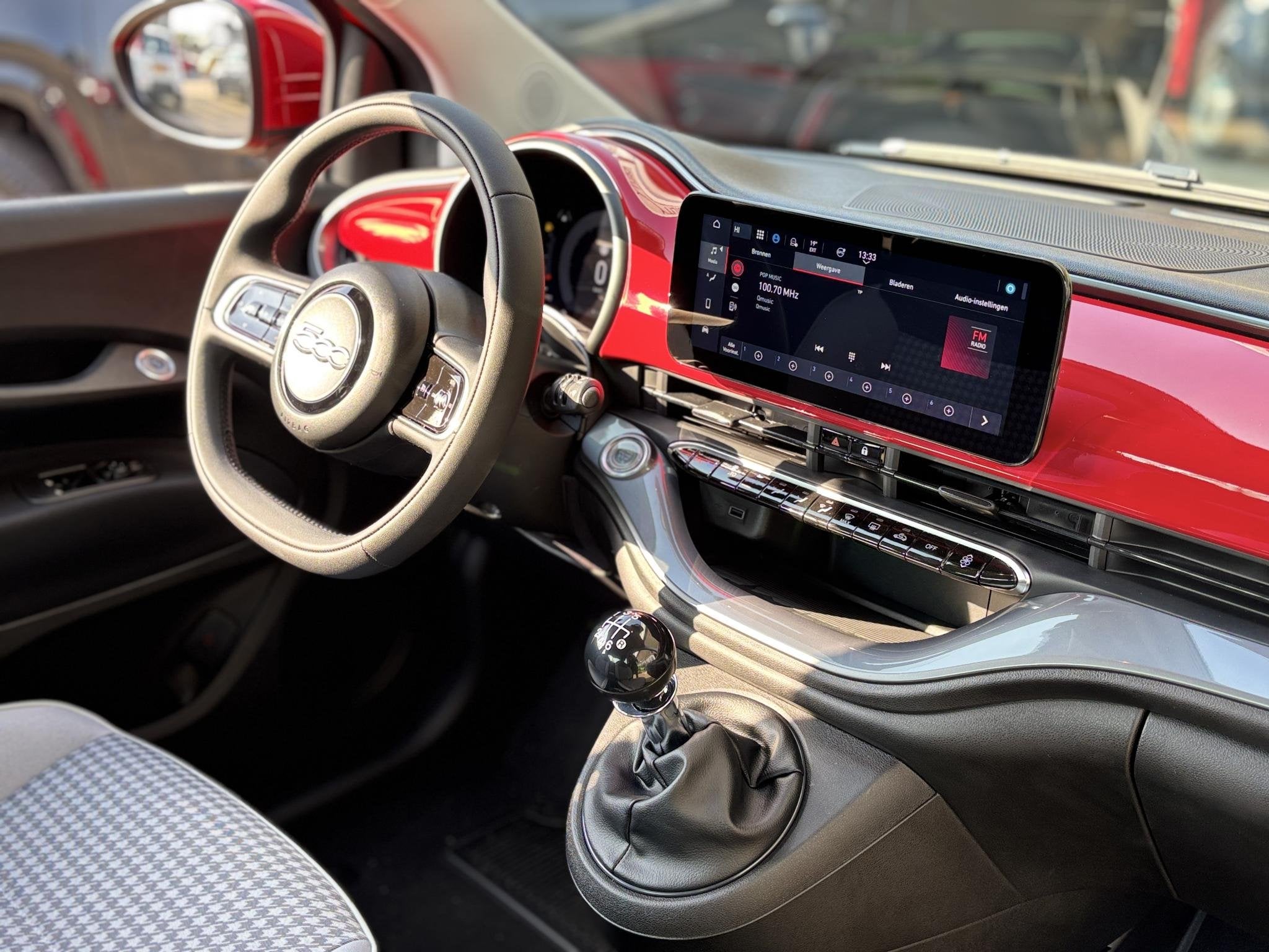 Fiat 500 1.0 Hybrid Torino Launch Edition | Cruise control |, Stof, Gebruikt, Euro 6, 4 stoelen