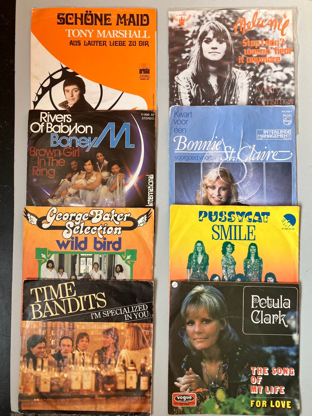8 singles, Ophalen of Verzenden, Zo goed als nieuw