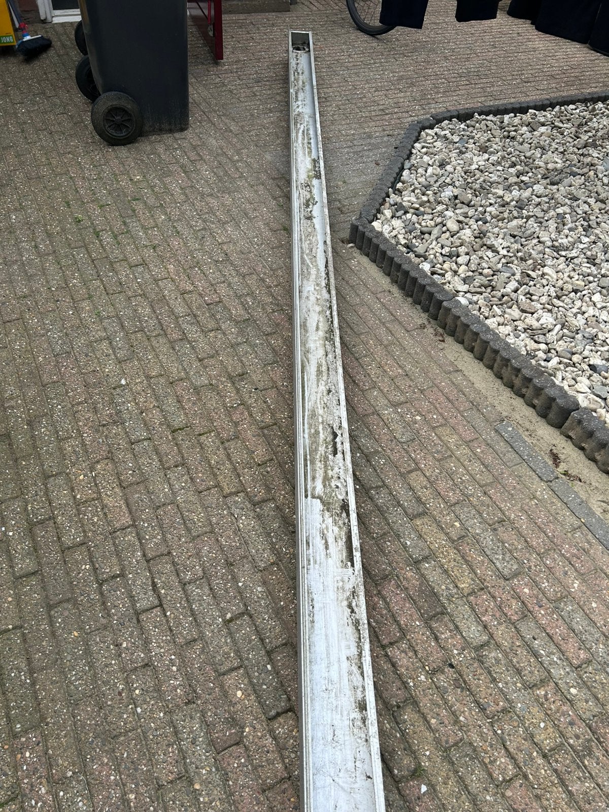 Alunium verenda of overkapping goot, Ophalen, Zo goed als nieuw