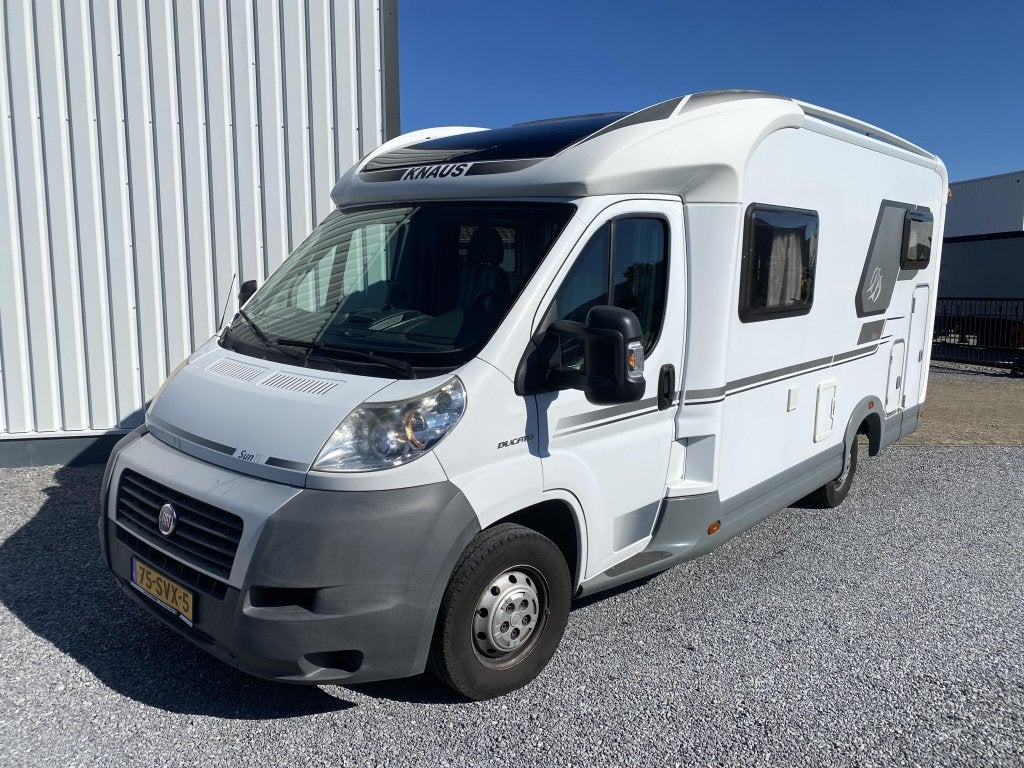Knaus Sun Ti 600 MG Origineel NL weinig KM, Standaard zit, Fiat, 6 tot 7 meter, Bedrijf