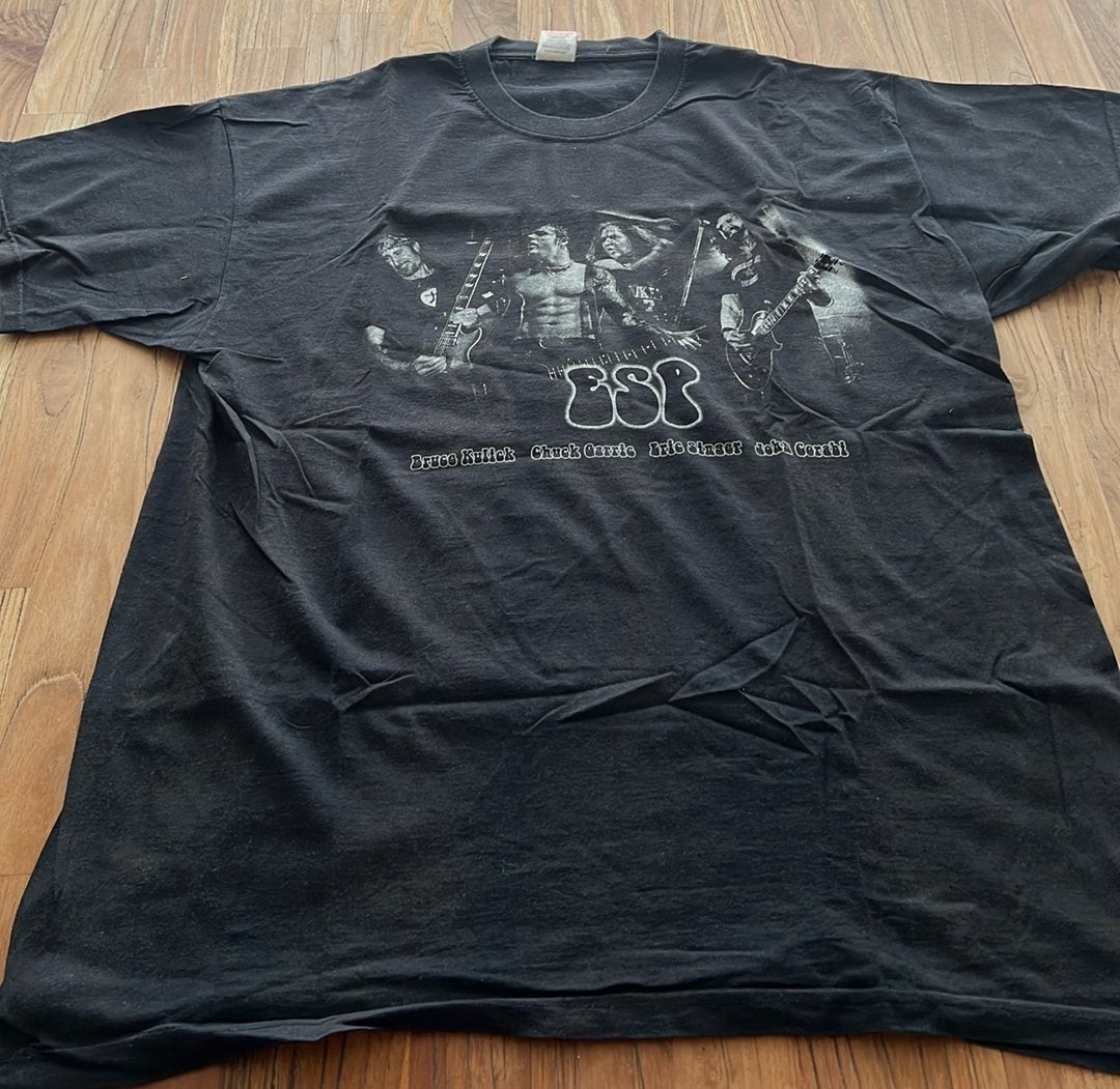 KISS ESP Tour shirt 2005 maat XL, Ophalen of Verzenden, Gebruikt, Kleding