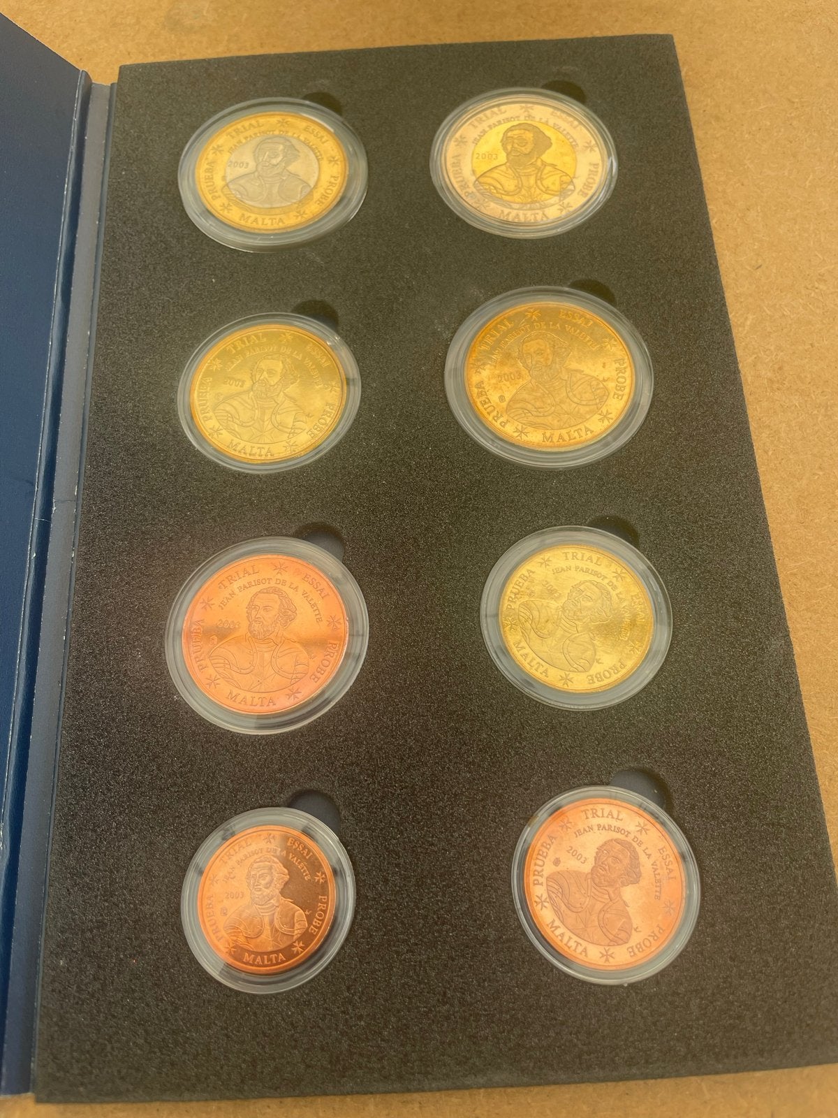 Malta Euro Proefmunten Set 2003 - Zeldzaam Collectie, Ophalen of Verzenden, Malta, Overige waardes, Setje