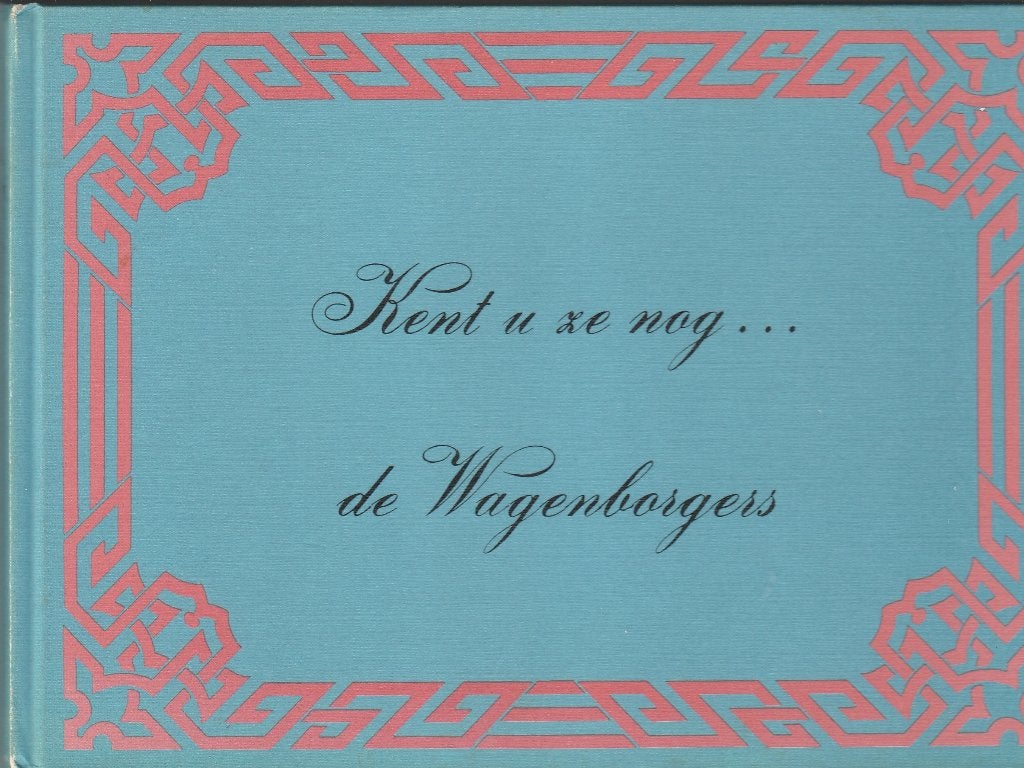 Wagenborgen, Boeken, Ophalen of Verzenden, 19e eeuw, Zo goed als nieuw