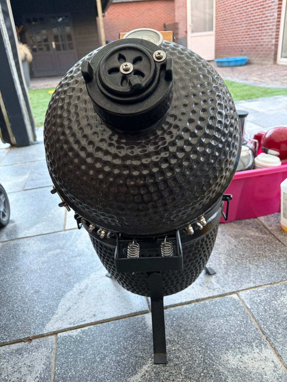 Kamado 13 inch, Ophalen, Zo goed als nieuw