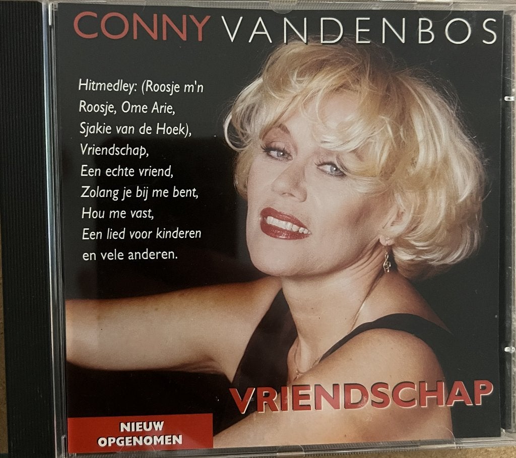 Conny Vandenbos - Vriendschap CD, Gebruikt, Inclusief doosje, Ophalen of Verzenden, Levenslied of Smartlap