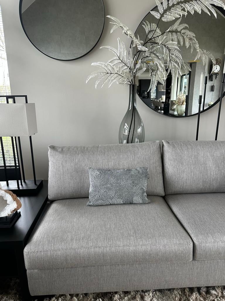 Walra sierkussen grijs met pailletten, Huis en Inrichting, Woonaccessoires | Kussens, Nieuw, Grijs, Rechthoekig, Ophalen of Verzenden