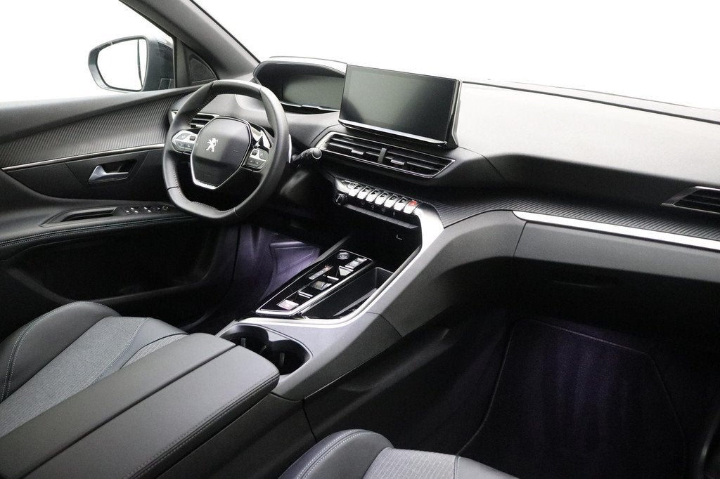 Peugeot 3008 1.6 HYbrid 225 Allure Pack Business | Achteruit, Auto's, Peugeot, Euro 6, Blauw, Leder en Stof, Plug-in hybride