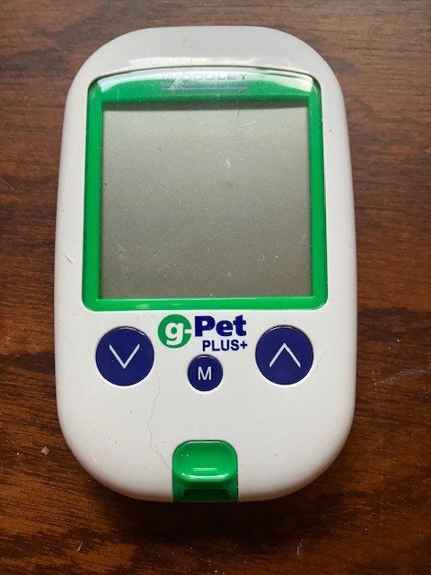 g-Pet+ glucosemeter en teststrips, Ophalen of Verzenden, Zo goed als nieuw