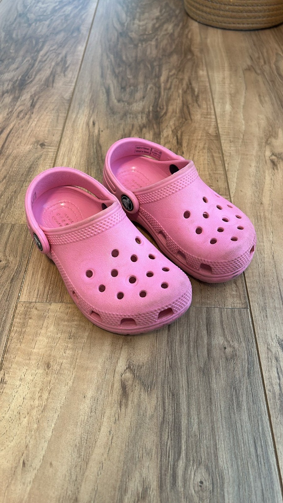 Roze Crocs, maat 25/26, Ophalen, Gebruikt, Crocs, Meisje