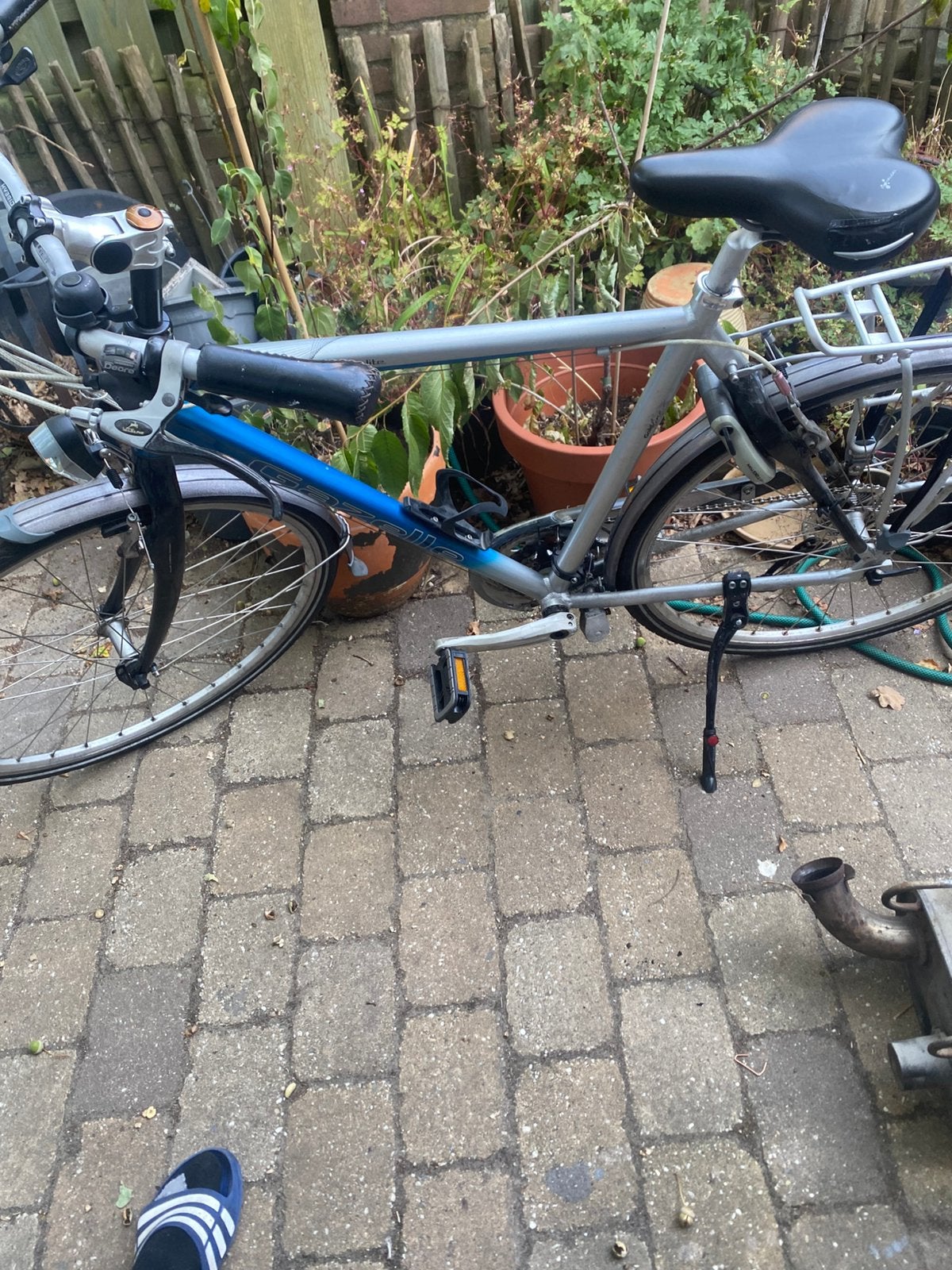 Gazelle geneve  lite hybride herenfiets lichtgewicht, Fietsen en Brommers, Fietsen | Tandems, Zo goed als nieuw, 55 cm of meer