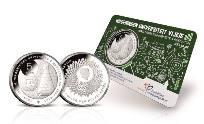 5 euro Nederland 2018 in BU Coincard - Wageningen Vijfje, Verzenden, Overige landen, 5 euro, Losse munt