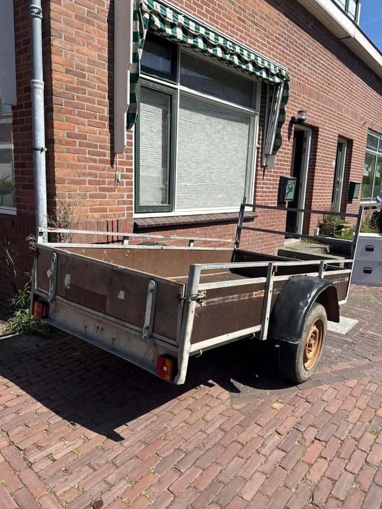 enkelasser aanhanger in prima staat, Auto diversen, Aanhangers en Bagagewagens, Ophalen, Gebruikt