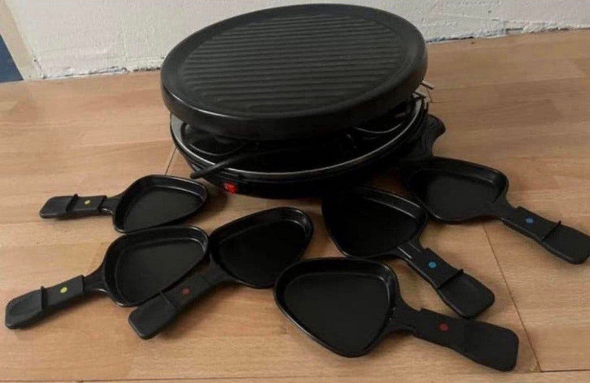 Princess Raclette 6 Grill Party 3 in 1 function gourmetstel, Witgoed en Apparatuur, Ophalen of Verzenden, Zo goed als nieuw, 4 t/m 7 personen