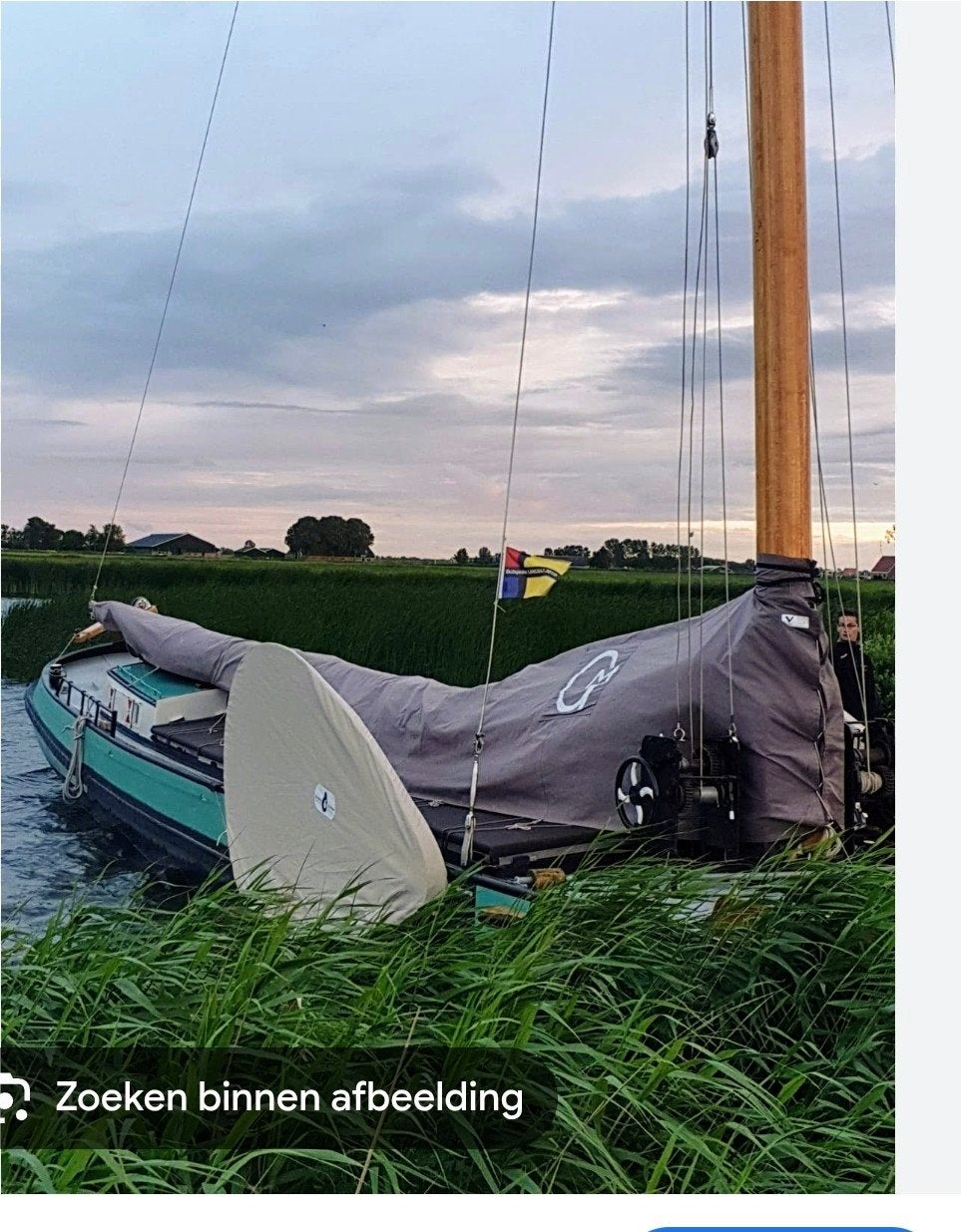 Gezocht grootzeilhuik ca 15 meter lang., Ophalen of Verzenden, Minder dan 15 m²