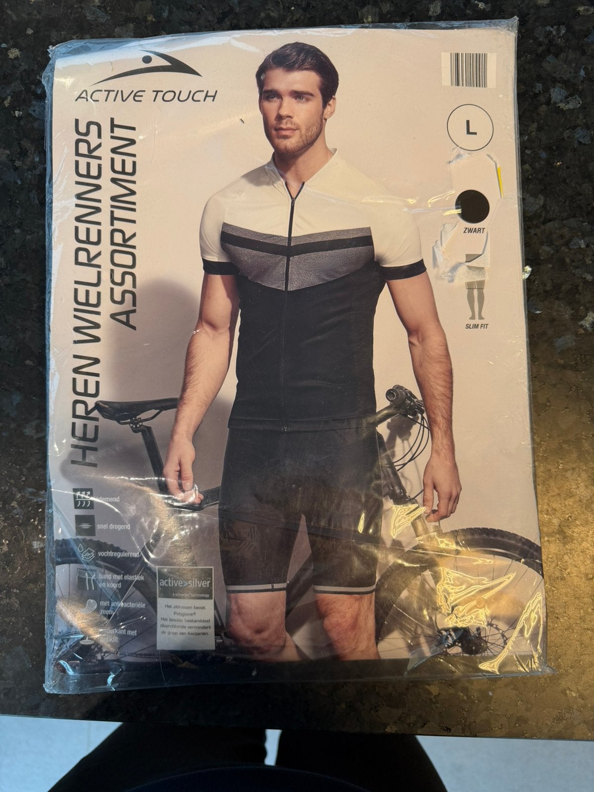 Active Touch Heren Wielrenners maat L, Sport en Fitness, Ophalen of Verzenden, Nieuw, Kleding