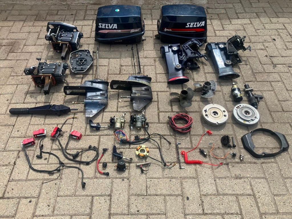 Selva 8, 9,9 en 10 pk 2 takt buitenboordmotor onderdelen, Ophalen of Verzenden, Gebruikt, Motor en Techniek