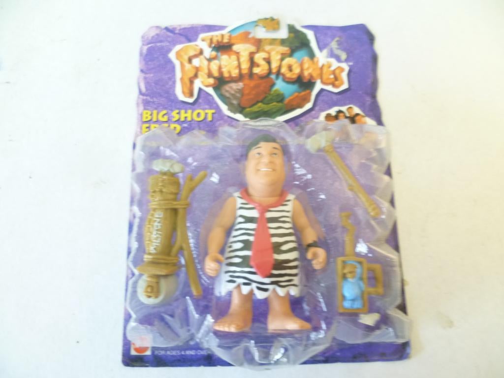 The Flintstones Mattel 1994 figuurtje 12cm Big Shot Fred, Ophalen of Verzenden, Nieuw, Film, Actiefiguur of Pop