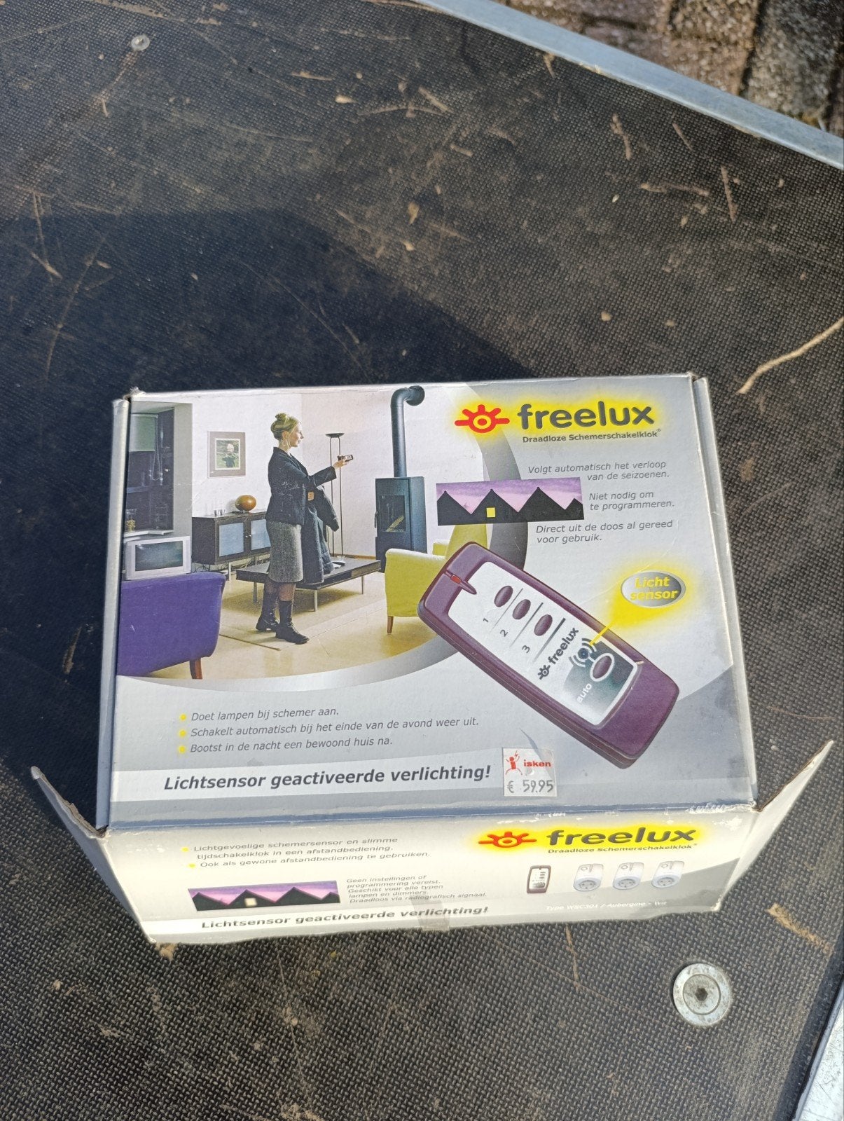 FreeluX Draadloze Schemerschakelklok, Ophalen of Verzenden, Gebruikt