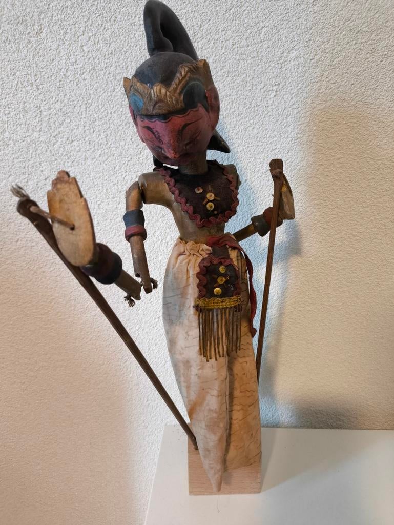 Wajangpop - Handgemaakt Indonesisch Poppenspel, Antiek en Kunst, Kunst | Niet-Westerse kunst, Ophalen of Verzenden