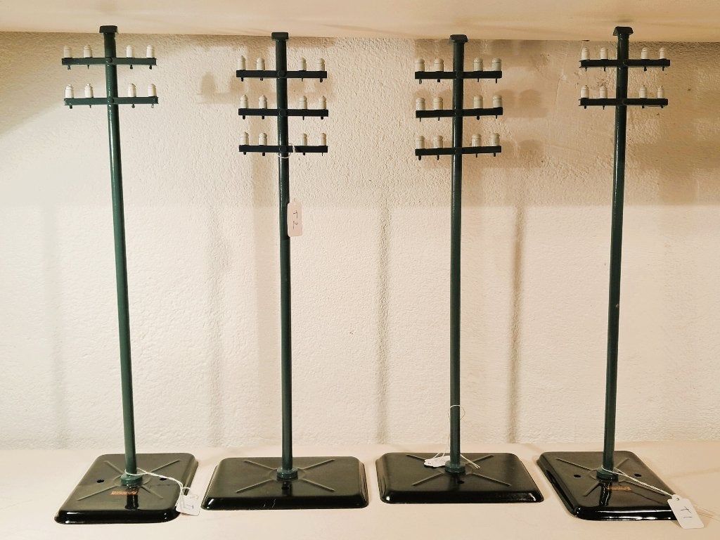 Zeldzame Hornby Spoor 0/1 Telegraafpalen (4x) | Prachtstaat, Ophalen of Verzenden
