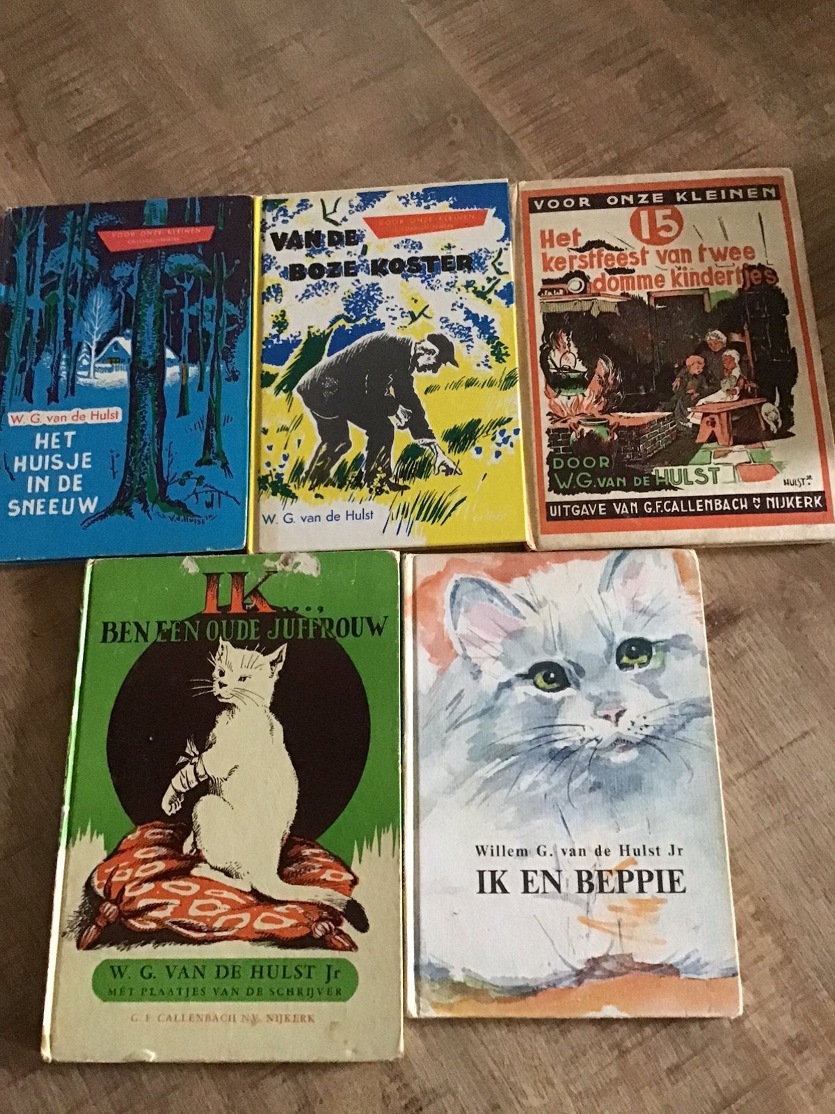 Oude boeken van van de Hulst, Antiek en Kunst, Antiek | Boeken en Bijbels, Ophalen of Verzenden