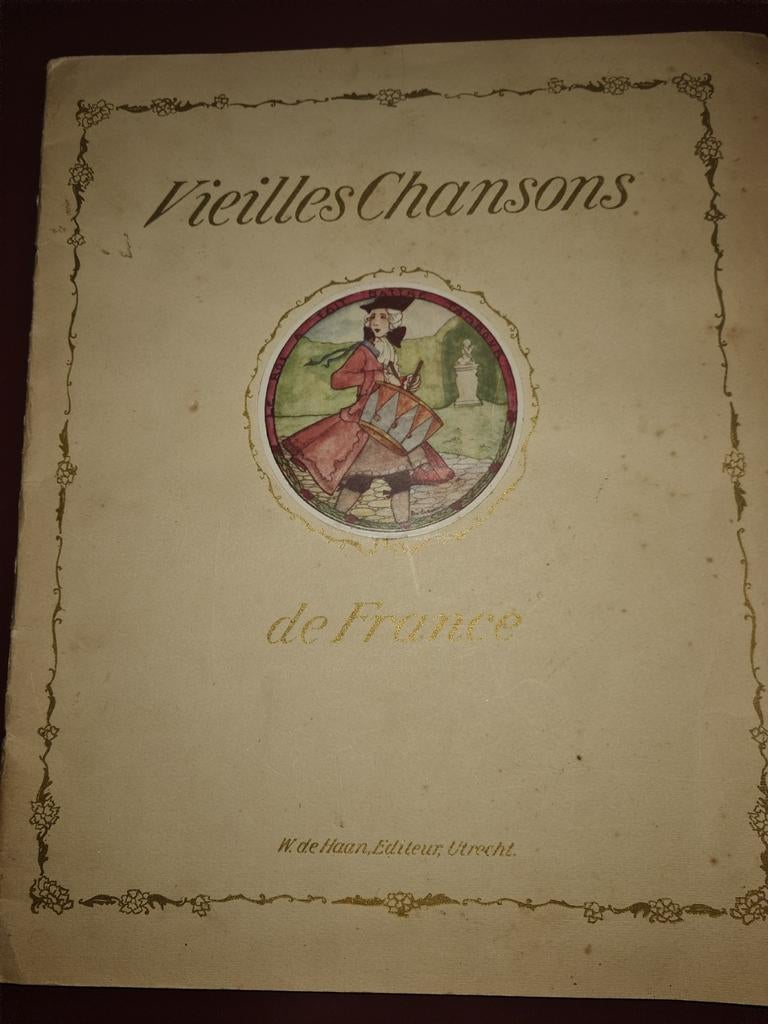 Vieilles Chansons de France., Muziek en Instrumenten, Bladmuziek, Gebruikt, Klassiek, Ophalen of Verzenden, Thema