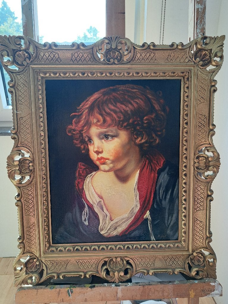 Schilderij, Antiek en Kunst, Ophalen, Klassiek, Olieverf, Portret of Personen