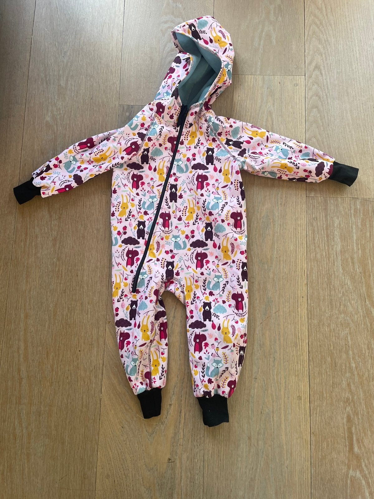 Ielm roze dieren softshell buitenpak maat 92, Kinderen en Baby's, Kinderkleding | Maat 92, Ophalen of Verzenden, Gebruikt, Meisje