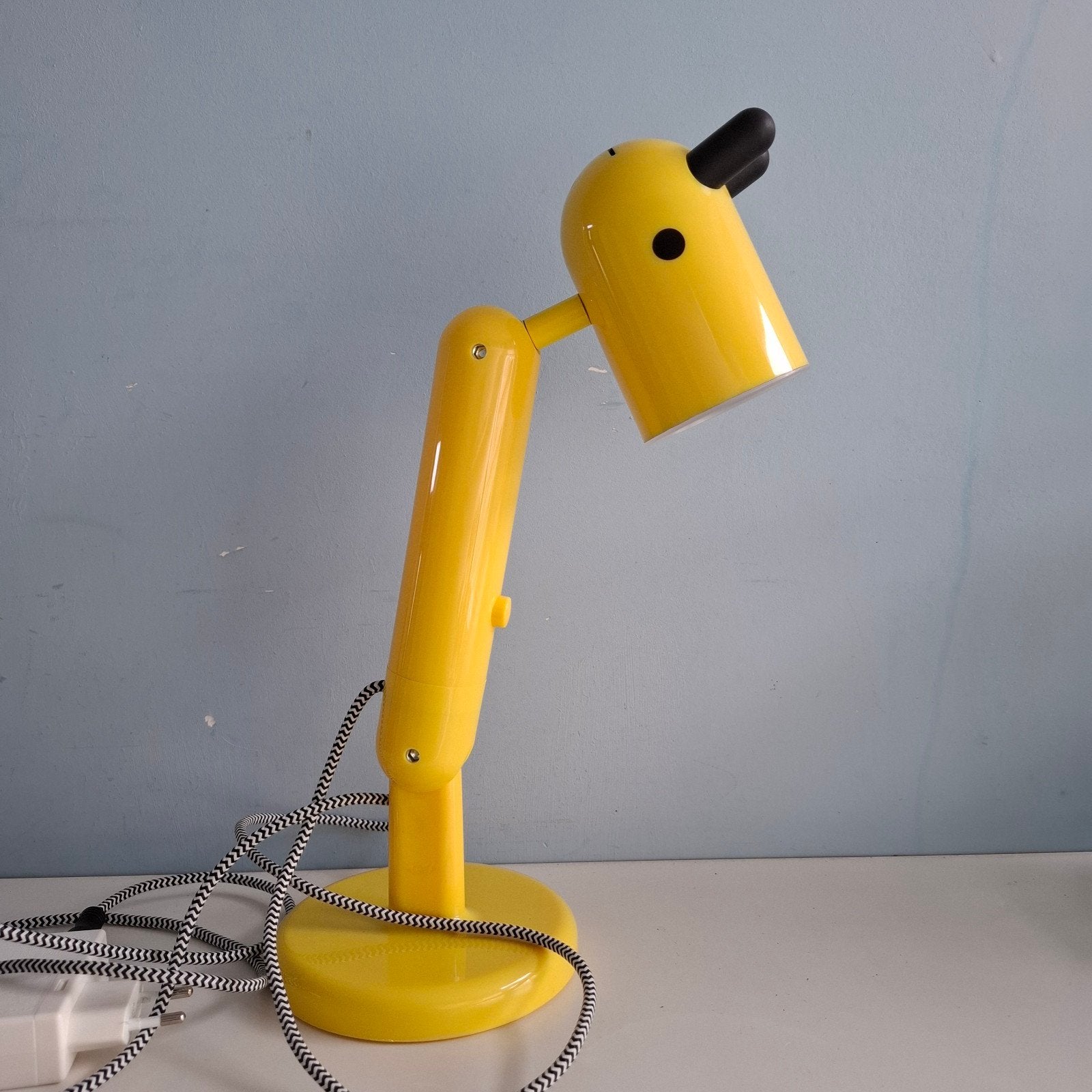 Vintage IKEA KRUX Bureaulamp / Kinderlamp – Geel Design, Ophalen of Verzenden