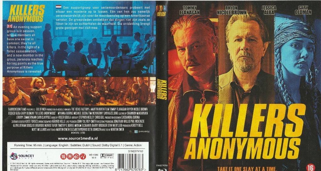 Killers anonymous blu ray ( ned. Ondert. ), Ophalen of Verzenden, Zo goed als nieuw, Actie