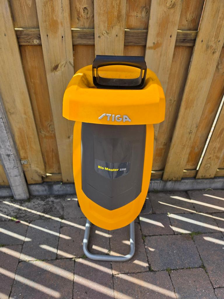 Stiga Bio Master 2200 elektrische hakselaar, Ophalen of Verzenden, Gebruikt, Elektrisch, Stiga