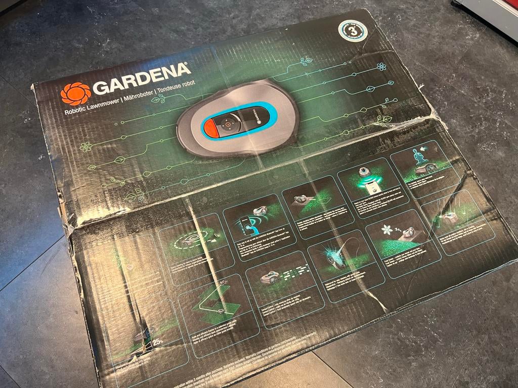Gardena robotmaaier Sileno Minimo 250 m² Bluetooth nieuw, Tuin en Terras, Hogedrukreinigers, Nieuw, Ophalen of Verzenden, Nvt