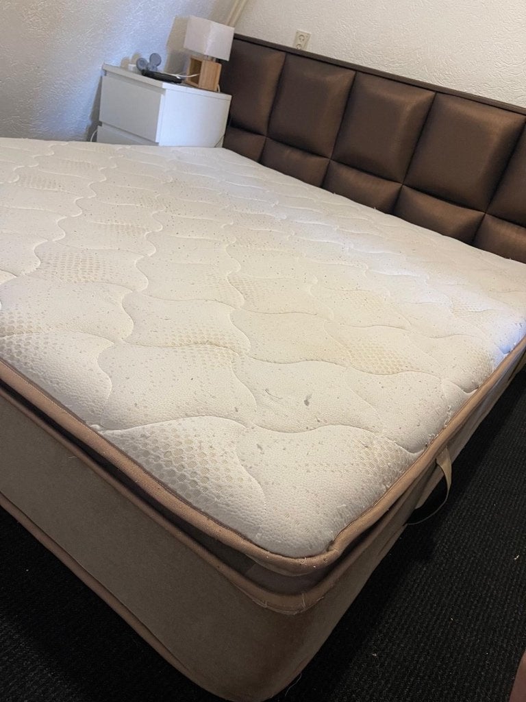 Matras met vaste topper 180x200, Huis en Inrichting, Slaapkamer | Matrassen en Bedbodems, Ophalen, Gebruikt, Tweepersoons, Matras