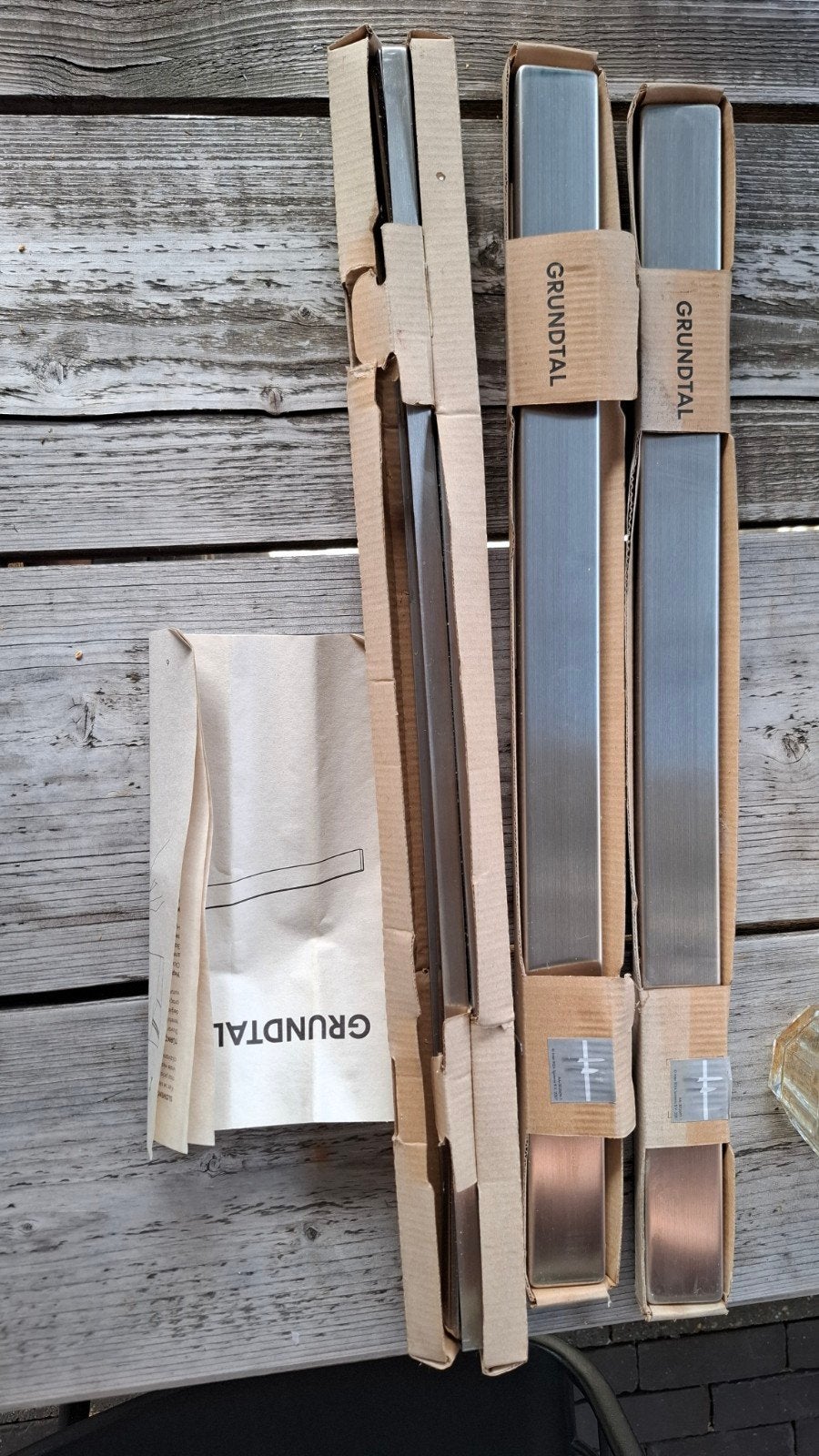 4x Nieuwe IKEA Grundtal/Kungfors magneetlijst (rvs), Ophalen, Overige typen, IKEA, Metaal