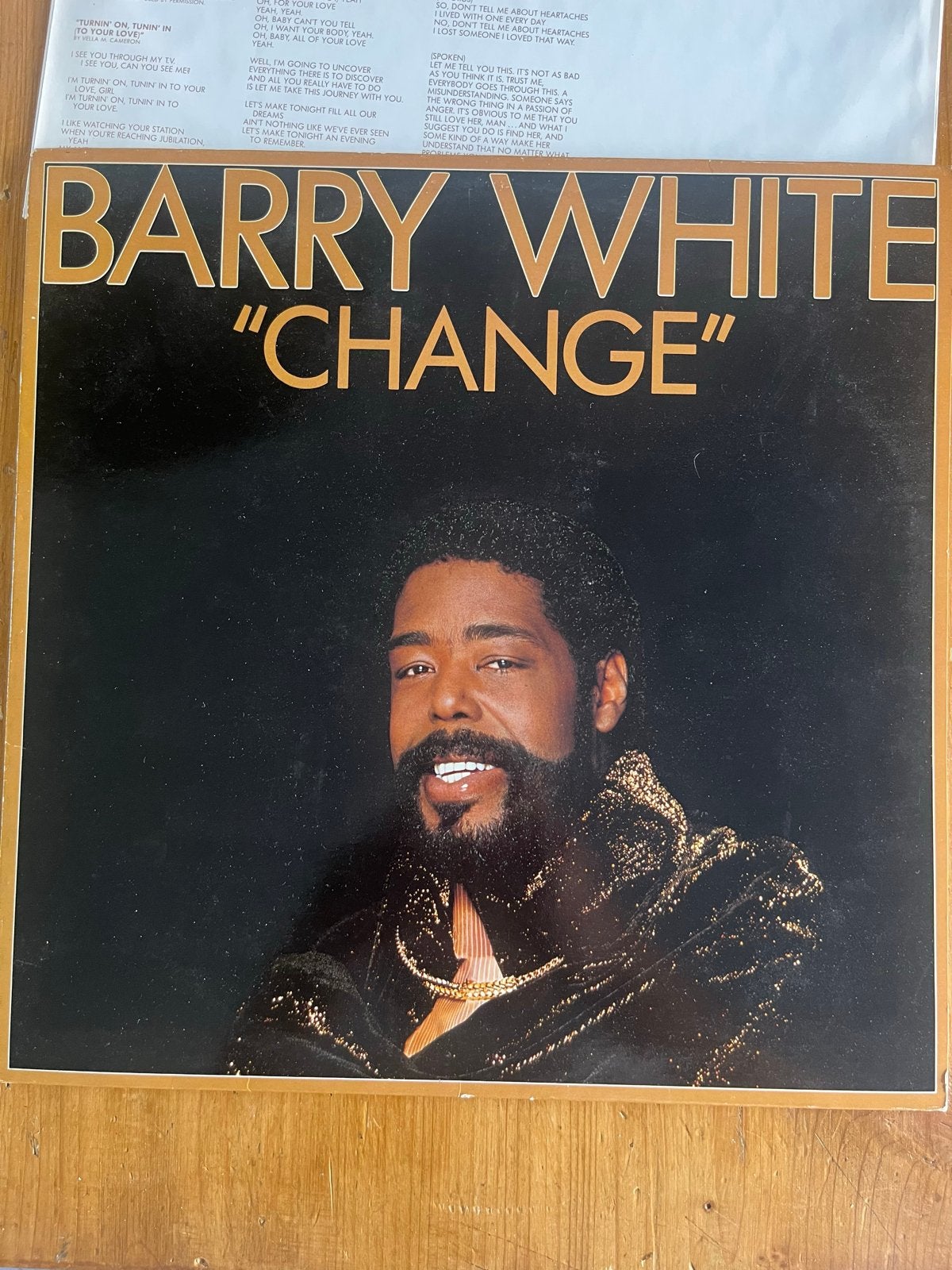 Barry White - Change LP (1982), Cd's en Dvd's, Vinyl | Pop, LP, Gebruikt, Overige genres, Ophalen of Verzenden