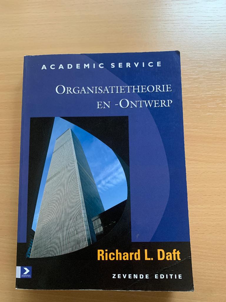 Organisatietheorie en -ontwerp isbn 9789039519820, Ophalen of Verzenden, Beta, Zo goed als nieuw, HBO