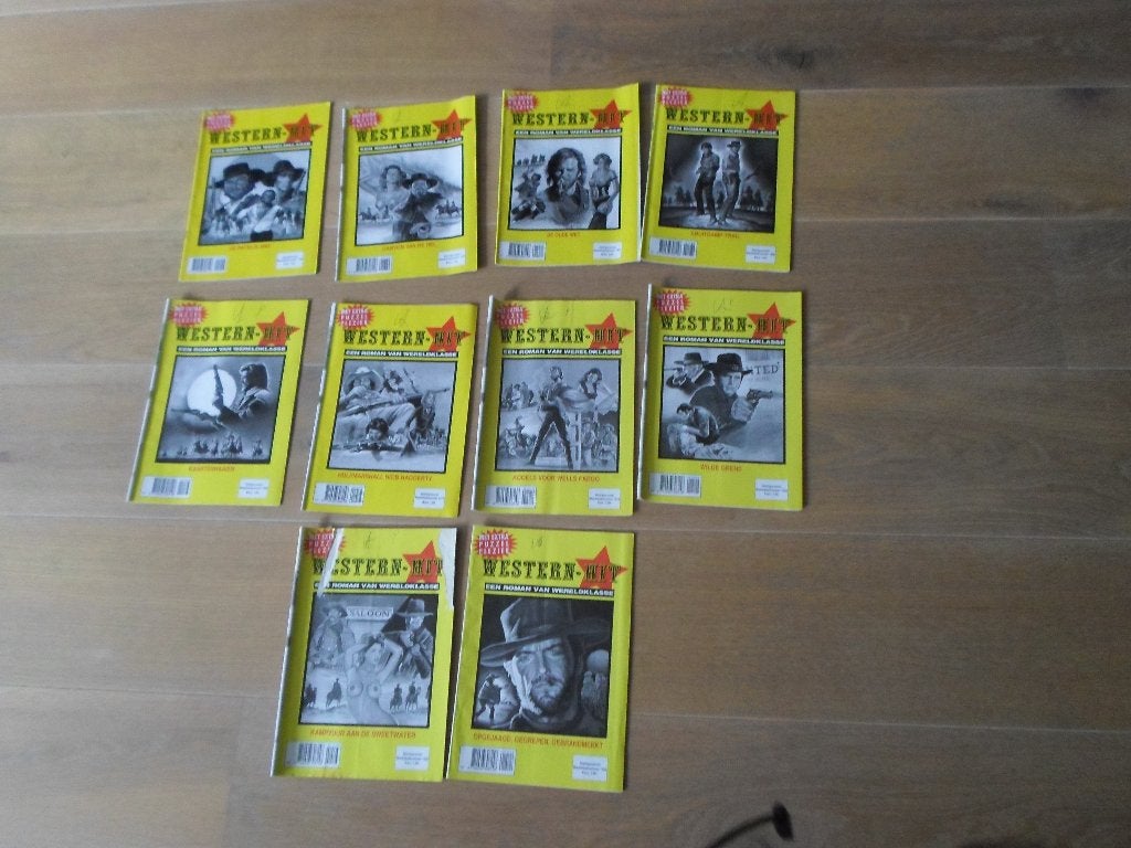10 western Hit boekjes, Ophalen of Verzenden, Gelezen
