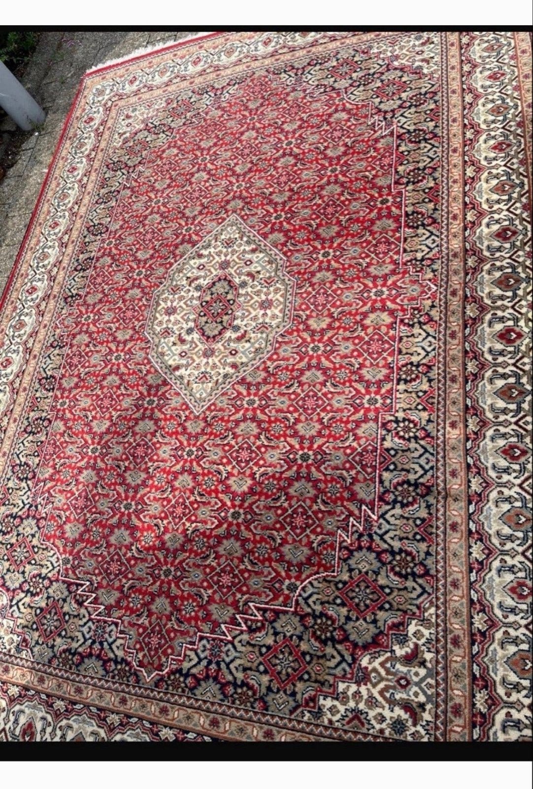 Handgemaakt Perzisch Zijden Tapijt - 190x125 cm, 100 tot 150 cm, Ophalen of Verzenden, Zo goed als nieuw, 150 tot 200 cm