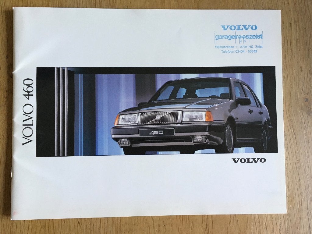 Autofolder/Brochure Volvo 460 1991, Ophalen of Verzenden, Zo goed als nieuw, Volvo