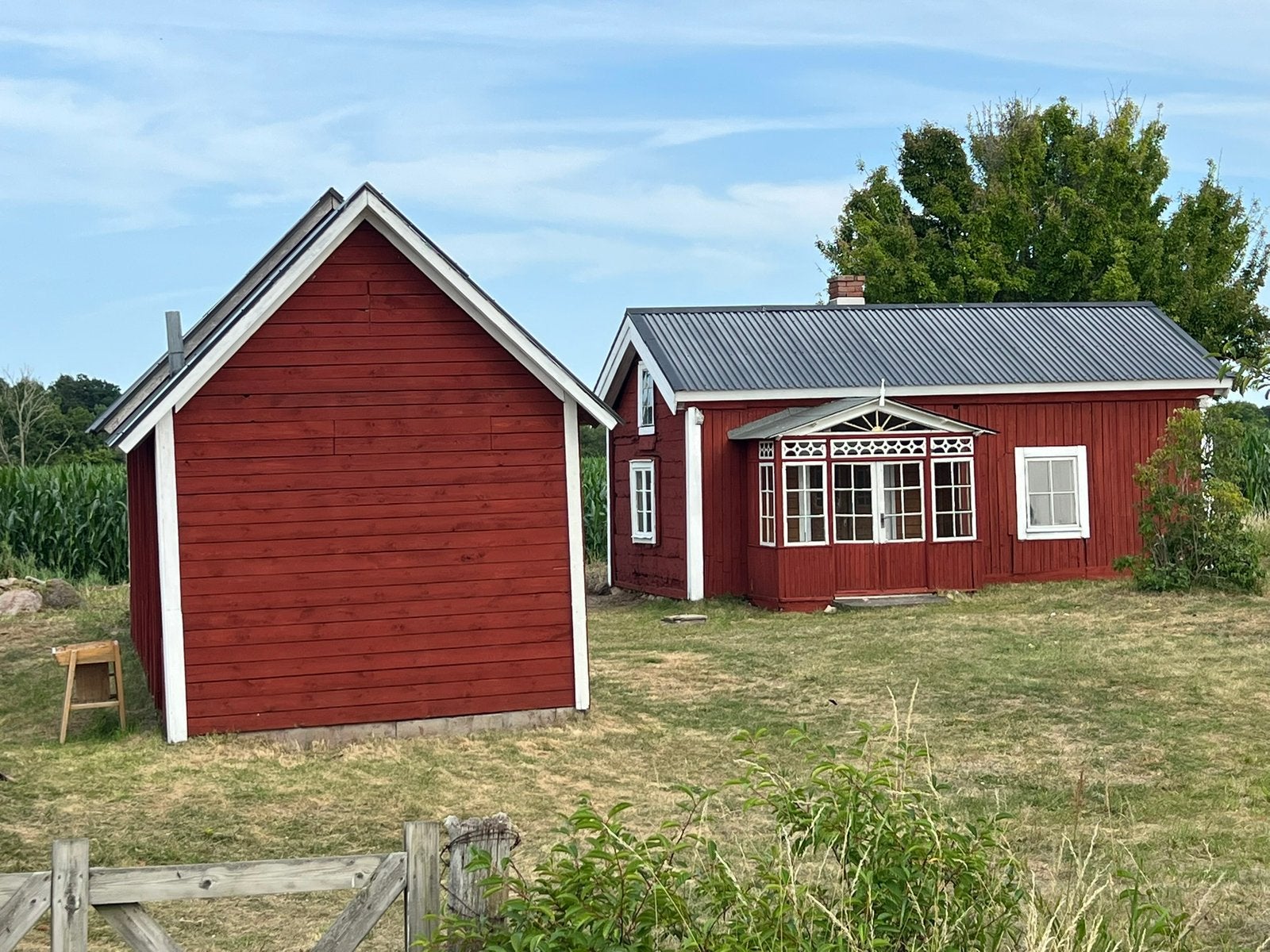 Te koop 2 vakantiehuizen op Noord Öland, Landelijk, Chalet, Bungalow of Caravan, Aan zee, 3 slaapkamers