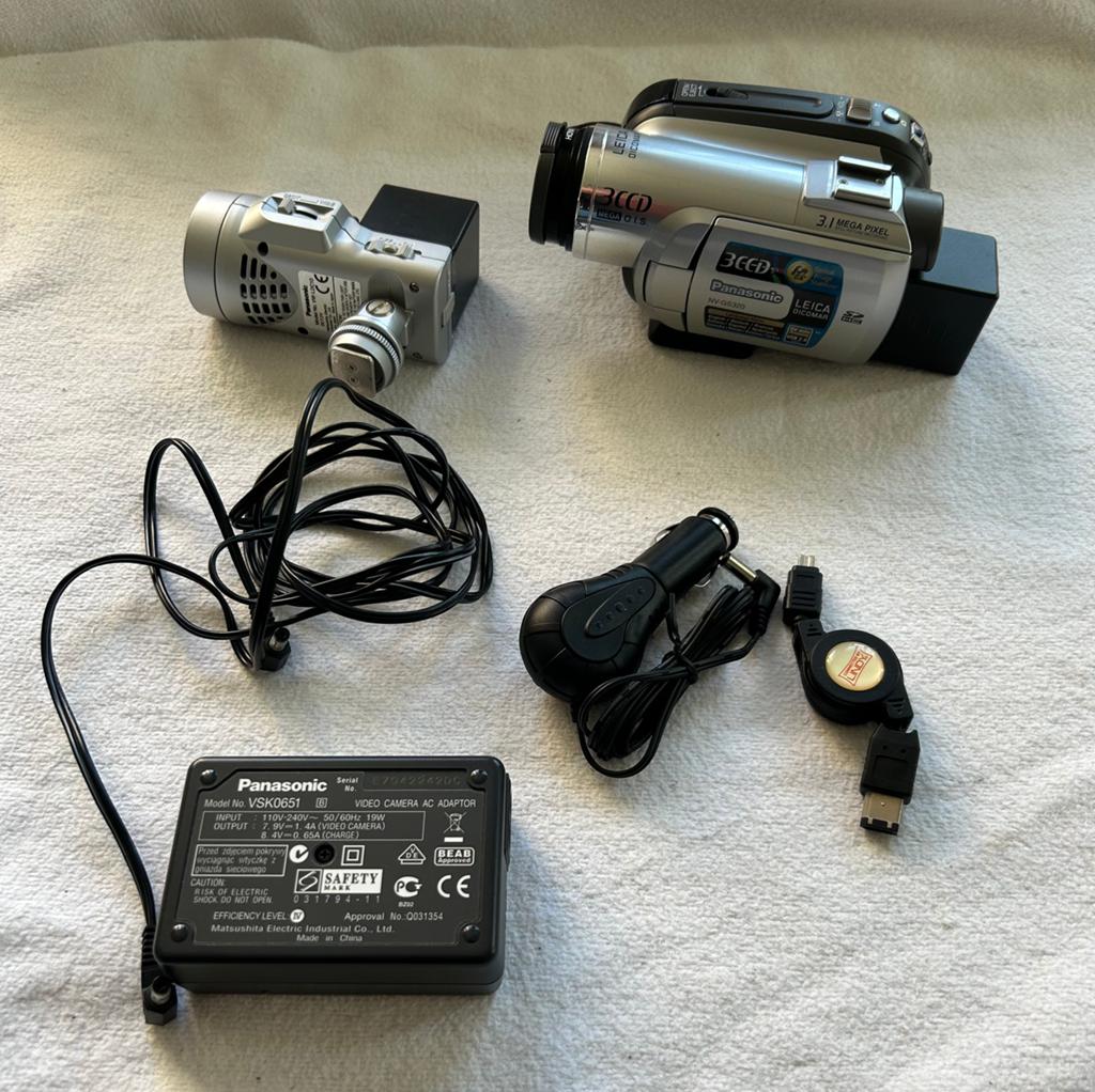 Panasonic digital videocamera NV-GS320 met veel extra's, Mini dv, Panasonic, Ophalen of Verzenden, Zo goed als nieuw