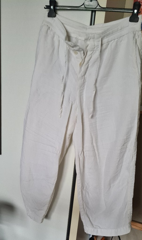OSKA linnen broek, maat 5, Verzenden, Wit, Maat 46/48 (XL) of groter, OSKA