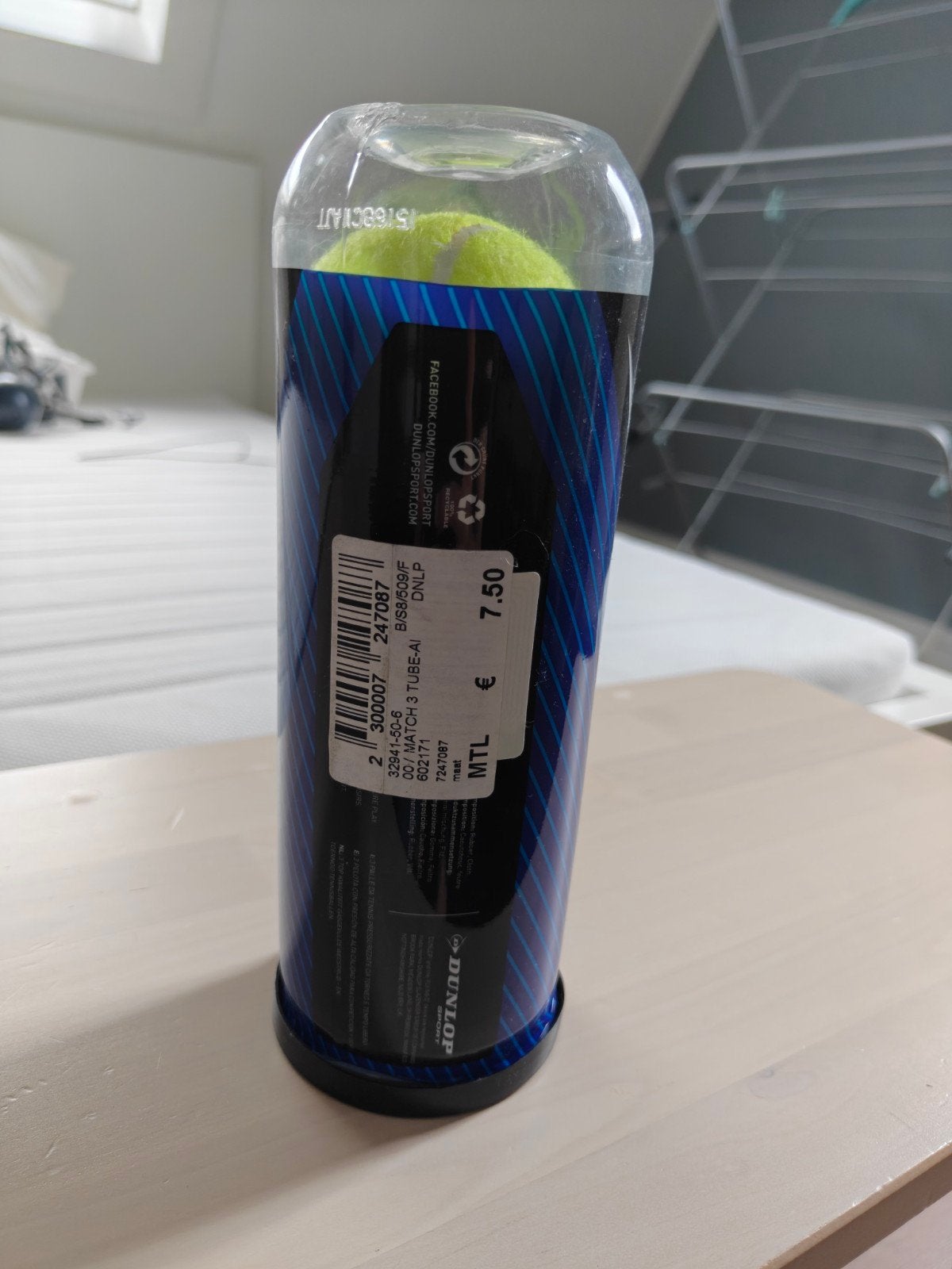 Nieuwe Dunlop tennisballen (3 stuks), Sport en Fitness, Tennis, Ophalen, Nieuw, Ballen, Dunlop