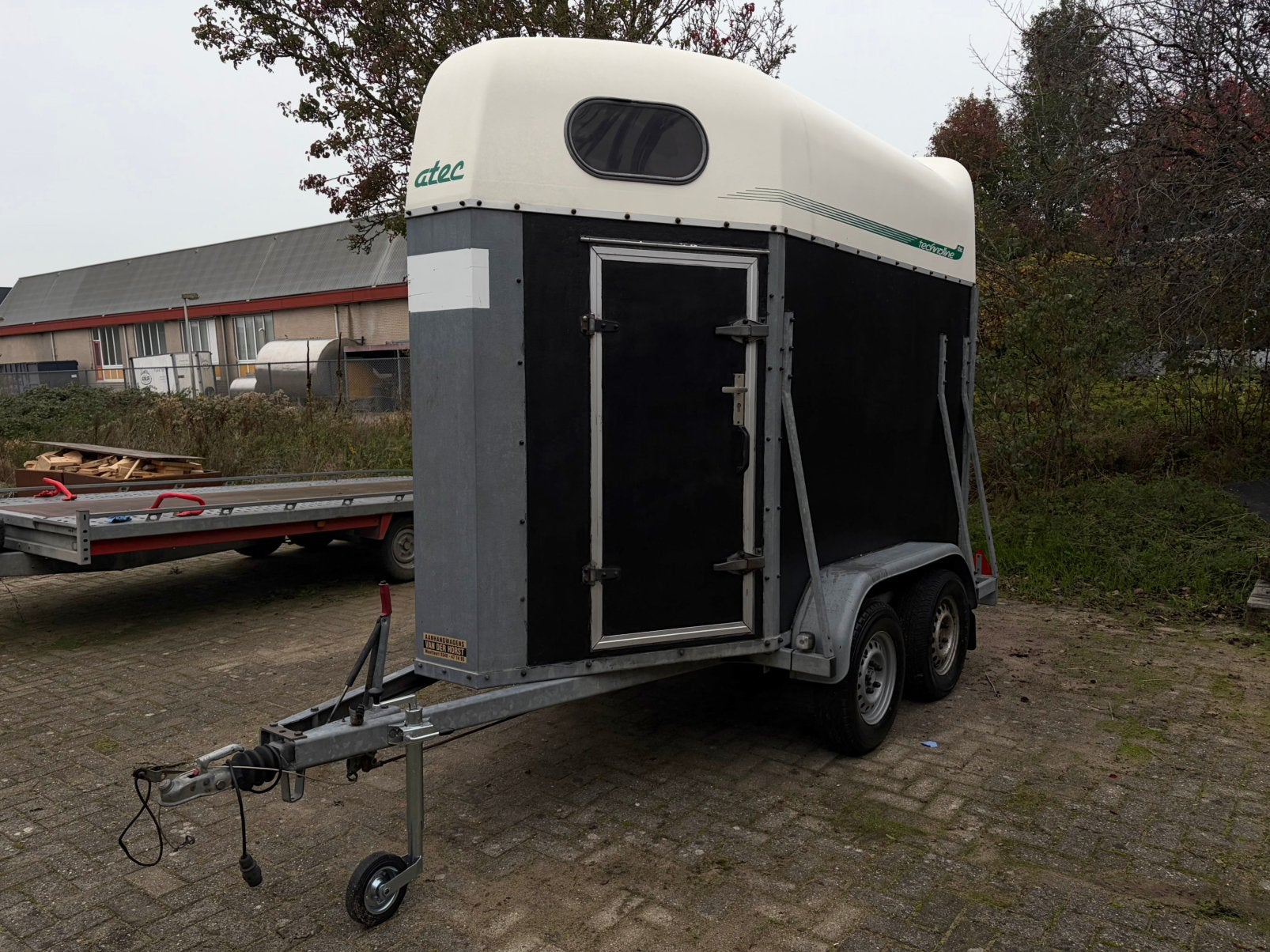 1,5 Paards Paardentrailer ATEC Technoline, Ophalen of Verzenden, Gebruikt