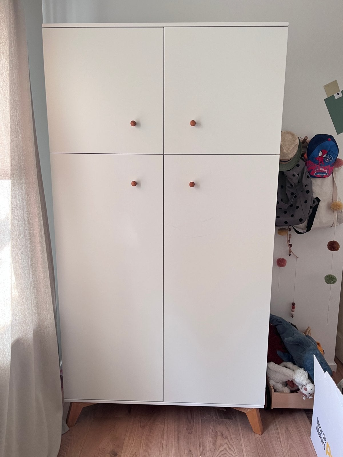 Complete Babykamer: Ledikant, Commode en Kledingkast, Kinderen en Baby's, Kinderkamer | Complete kinderkamers, Ophalen, Gebruikt